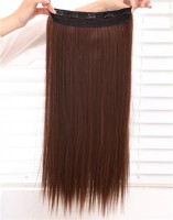 Cortina 5 clips fibra Kanekalón cobrizo.(Lisa)